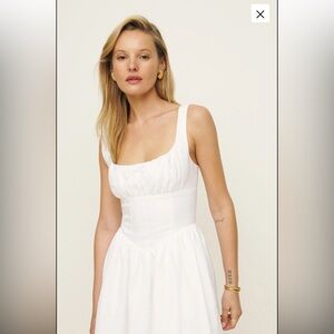 New reformation dress. White dress. No return